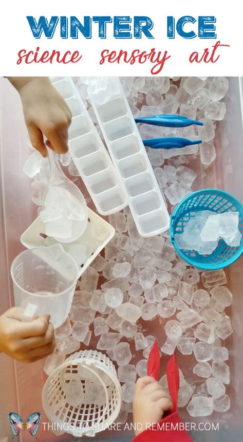 Ice Activities, Weather Activities Preschool, Winter Theme Preschool, Art Preschool, Winter Activities Preschool, Weather Theme, Snow Theme, Sensory Art, Winter Activities For Kids