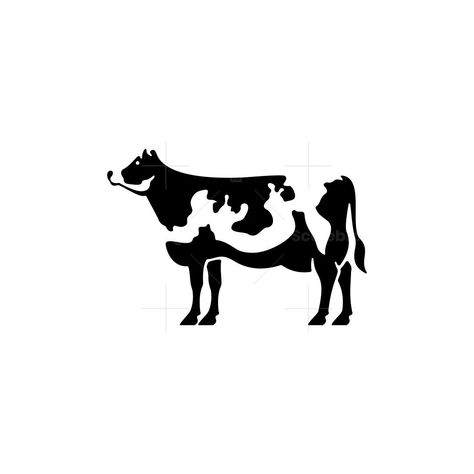 Cow logo design, perfect for a cow/cattle/dairy related business.   Cow symbolism assists us in understanding and embracing fertility and the relationships necessary for it. Cow Symbolism, Cow Logo Design Ideas, Cow Logo Design, Farm Logo Inspiration, Sustainable Branding, Cow Icon, Cow Silhouette, Cow Sketch, Gallery Frame Set