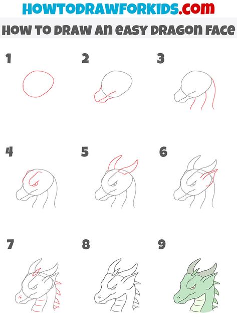 How To Draw A Dragon Face, How To Draw Dragon Eyes Step By Step, How To Draw Cute Dragons Step By Step, Dragon Sketch Easy Step By Step, Drawing Dragons Easy Step By Step, Dragon Eye Drawing Step By Step, How To Draw Monsters Step By Step, Drawing Dragons Easy, How To Draw A Dragon Step By Step Easy