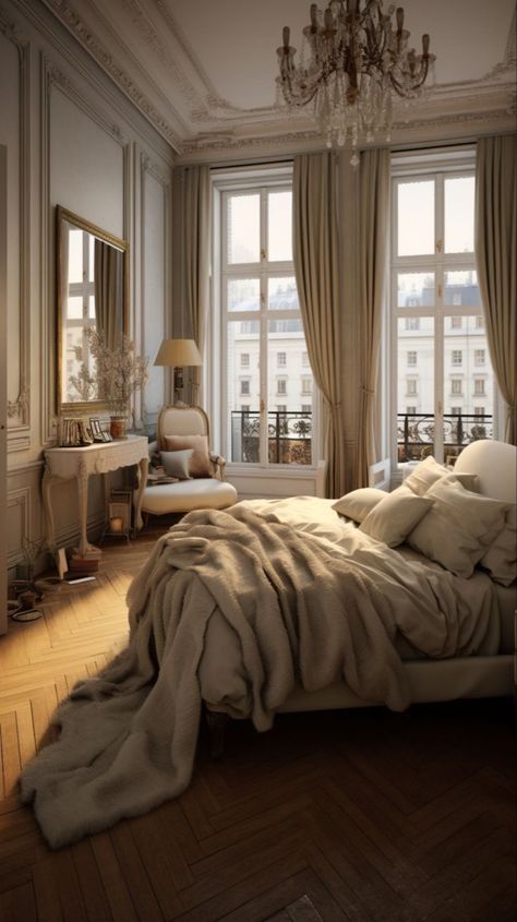 Parisian Style Interior, Parisian Interior Design, Parisian Bedroom, Parisian Interior, Paris Home, Parisian Apartment, Stylish Home Decor, Dream Rooms, Dream House Decor