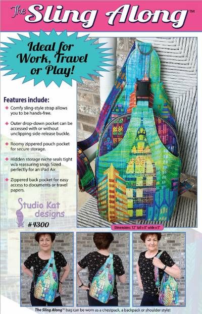 The Sling Along Bag Pattern * - Click Image to Close Backpack Pattern Sewing, Backpack Sewing, Bag Sewing Pattern, Modern Bag, Sew Ins, Beginner Sewing Projects Easy, Bag Sewing, Aprons Patterns, Bag Ideas