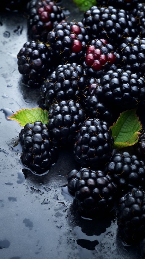 Blackberry Pictures, Blackberries Aesthetic, Blackberry Aesthetic, Alchemy Ingredients, Black Foods, Berries Art, Blackberry Fruit, Friends Aesthetics, Black Plants