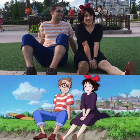 Kikis Delivery Service Halloween, Studio Ghibli Cosplay Diy, Kiki’s Delivery Service Costume Ideas, Kiki's Delivery Service Halloween Costumes, Kiki’s Delivery Service Costume, Kiki's Delivery Service Costume, Kiki Costume, Ghibli Halloween, Kiki's Delivery Service Cosplay