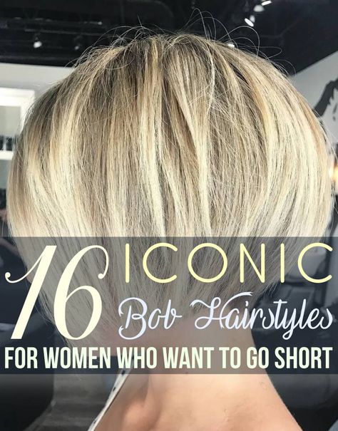 Short Rounded Bob Hairstyles, Short Haircut Ideas For Women Bob Styles, Modified Bob Haircut For Women, Back Views Of Short Haircuts, Short Hairstyles Without Bangs, Short Bob Haircuts For Women Over 50, Tapered Bob Haircut, Stylish Haircut For Women, Layered Bob For Thick Hair