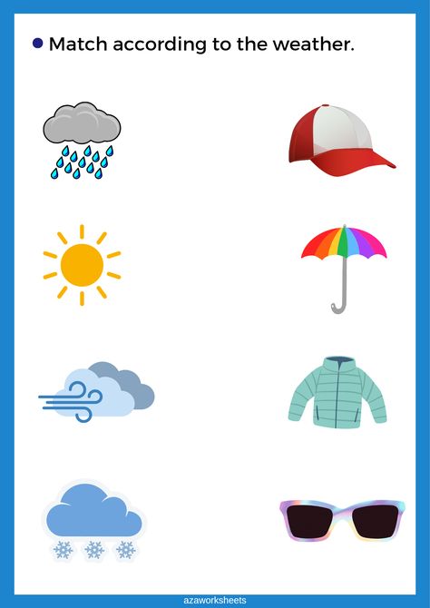 Types Of Weather Preschool, Types Of Weather Worksheet, Weather Worksheets Preschool Free Printables, Season Worksheets For Kids, Seasons Worksheets For Kids, Weather Worksheets For Kids, Season Worksheet, Weather Quiz, Worksheets For Toddlers