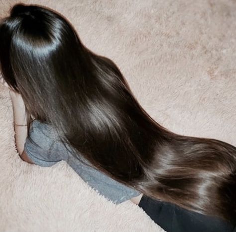 Long Hair Aesthetic Straight, Black Long Healthy Hair, Long Straight Shiny Hair, Long Black Straight Hair Aesthetic, Very Long Dark Brown Hair, Long Black Shiny Hair, Super Long Hair Aesthetic, Long Straight Hair Aesthetic, Silky Hair Aesthetic