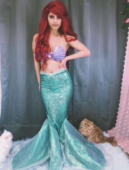 Sequin Mermaid Skirt, Mermaid Tail Skirt, Ariel Costumes, Ariel Cosplay, Mermaid Cosplay, Little Mermaid Costume, Mermaid Halloween, Handmade Skirts, Mermaid Costume