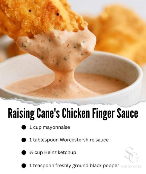 Chicken Finger Sauce, Raising Canes Chicken Recipe, Raising Cane Sauce Recipe, Canes Sauce, Chicken Finger, Gluten Recipes, Canes Chicken, Raising Canes, Heinz Ketchup