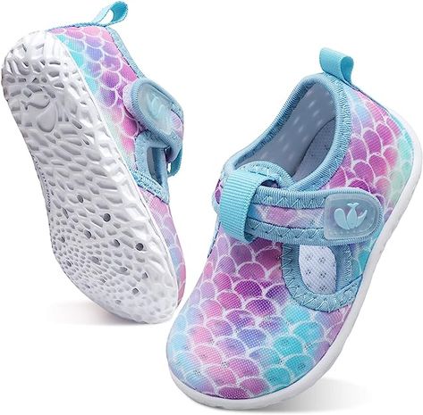 Price:$13.00 - $16.71 JOINFREE Toddler Shoes Boys Girls Water Shoes Barefoot Kids Breathable Sneakers Shoes for Walking Running Ethylene Vinyl Acetate sole Breathable Materials: Baby Sneakers are made of high-quality soft stretchy fabric, quick-drying and lightweight, offers comfortable and excellent wearing experience for your child. Water Shoes For Kids, Shoes Prom, Pool Shoes, Aqua Socks, Toddler Wearing, Sneakers Jordans, Aqua Shoes, Toddler Sneakers, Swim Shoes