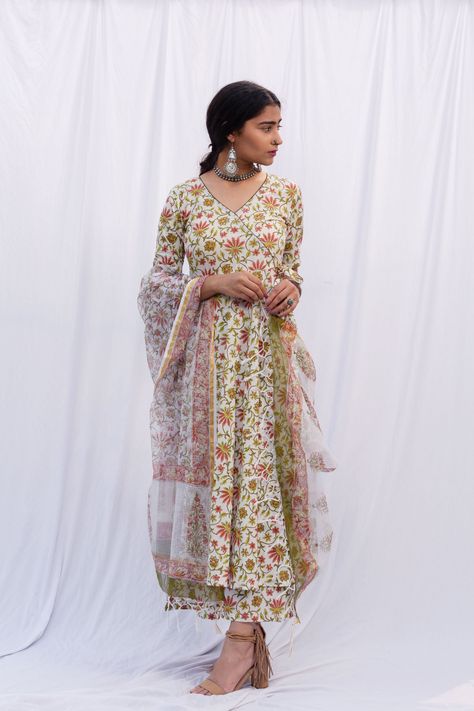 Printed anarkali suits