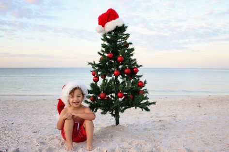 Beach Christmas Photos, Christmas Beach Pictures, Beach Christmas Pictures, Christmas Beach Photos, Cali Christmas, Toddler Christmas Pictures, Santa Minis, Christmas Mini Shoot, Christmas Family Photoshoot