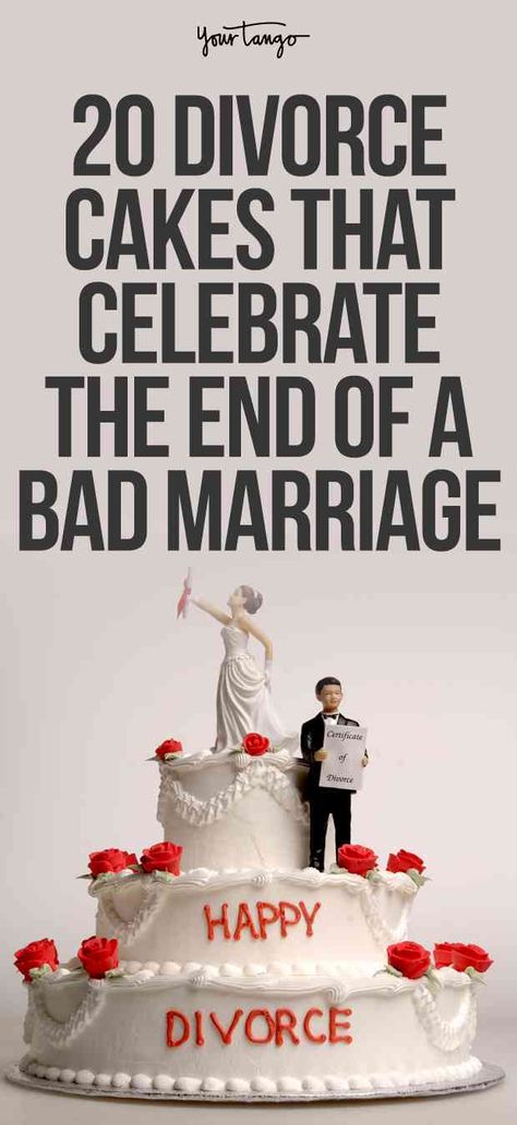 Divorce is hard, but for many, it's a time to celebrate. Just like you had a wedding cake on your big day, why not have a divorce cake to make things final? Here are 20 creative divorce cakes to inspire your divorce party.#divorce #cakes #badmarriage #moving on Divorce Cakes For Him, Divorce Shower Ideas, Funny Divorce Cakes, Just Divorced Cake, Happy Divorce Cake, Just Divorced Party, Divorce Cakes For Women Funny, Divorce Cake For Men, Divorce Ring Ideas