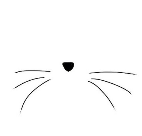 Hase Tattoos, Cat Nose, Cat Tat, Fotografi Kota, Cat Whiskers, Diy Tattoo, Pola Sulam, Cat Illustration, Cat Tattoo