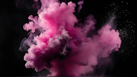 Photo pink explosion smoke abstract | Premium Photo #Freepik #photo Pink Explosion, Premium Photo, Stock Photos, Pink