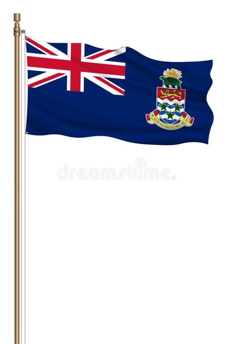 Background Illustration, Cayman Islands, Eu Flag, A White Background, Dandy, Vector Design, Country Flags, Wind Sock, Stock Illustration