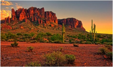 Mysteries of the Superstition Mountains, Is It All About Golden Treasure? | by Reginald Martyr via VintageNews.com  Apr 29, 2019 Visa Americana, Arizona History, Arizona City, Girls Weekend Getaway, Desert Climate, Superstition Mountains, Desert Sunset, Tourist Trap, Arizona Usa