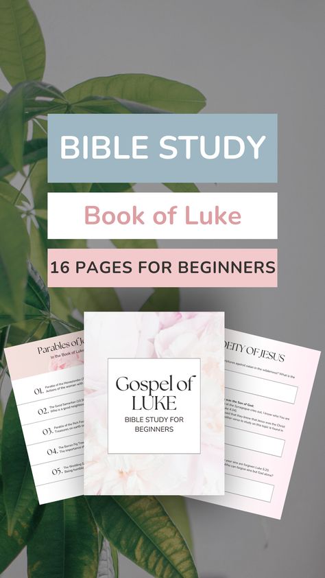 Book of Luke Summary and Bible Study for Beginners - Lift Your Name Bible Study For Beginners, Luke Bible, Book Of Luke, Bible Study Template, Parables Of Jesus, Bible Studies For Beginners, Miracles Of Jesus, Bible Study Books, Gospel Of Luke