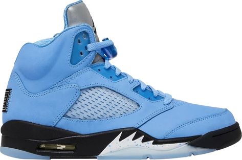 Buy Air Jordan 5 Retro SE 'UNC' Sample - DV1310 401 1195485 SZ | GOAT CA Buty Jordan, Campus Adidas, Unc University, Nike Air Jordan 5, Blue Jordans, Jordan 5 Retro, Sneakers Vans, Air Jordan 5 Retro, Tar Heels