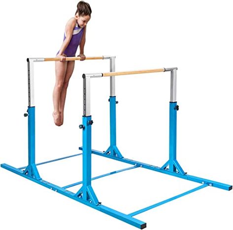 (paid link) Costzon Double Horizontal Bars, Junior Gymnastic Training Parallel Bars w/11-Level 38-55" Adjustable Heights, 264lbs Capacity, Ideal for Indoors, Outdoor, Home Practice Gymnastic Equipment, Handstand Training, Uneven Bars, Bamboo Bar, Gymnastics Training, Pull Up Bar, Pole Fitness, Gymnastics Workout, Keeping Healthy