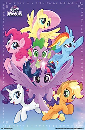 Adventure Wall, My Little Pony Poster, My Little Pony Characters, My Little Pony Pictures, Kids Wall Decor, Mlp My Little Pony, Trends International, Cute Animal Drawings, Wall Poster