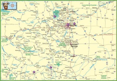 Large detailed map of Colorado with cities and roads Map Of Colorado, West Map, Colorado Christmas, Colorado Towns, Colorado Trail, Colorado Map, Colorado Living, Road Trip To Colorado, Colorado City