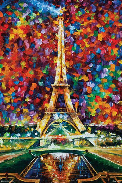 PARIS OF MY DREAMS  LEONID AFREMOV  ART POSTER 2436  11450 #artposters Leonid Afremov, Paris Painting, Canvas For Beginners, Travel Wallpaper, Architecture Poster, Leonid Afremov Paintings, Frames For Canvas Paintings, Affordable Wall Art, Tour Eiffel