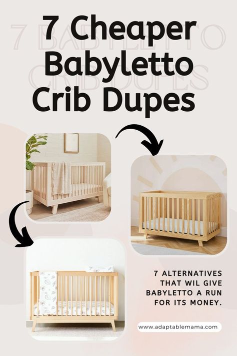 Check out 7 cheaper babyletto crib dupes and 2 more alternatives that's more or less the same price and same high quality - or maybe more!

baby registry must have | newborn essential | baby gear guide | new mom tips Yellow Floral Nursery, Hudson Crib, Babyletto Hudson Crib, Babyletto Crib, Natural Crib, Newborn Registry, Babyletto Hudson, New Mom Tips, Baby Items Must Have