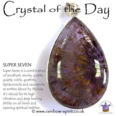 Super Seven Crystal Meaning, Super 7 Crystal Meaning, Super 7 Crystal, Super Seven Crystal, Crystal Identification, Gemstones Chart, Healing Rocks, Crystal Healing Chart, Crystal Uses