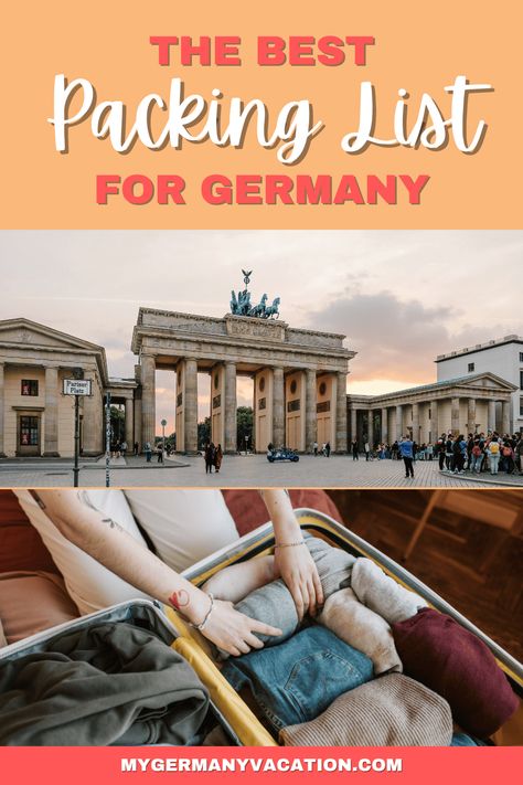 Germany Packing List, Frankfort Germany, Packing List Spring, Trip Outfit Summer, Germany In Winter, Germany Outfits, Trip To Germany, German Travel, Germany Vacation