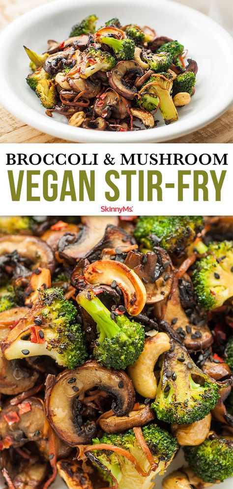 Wraps Vegan, Stir Fry Recipes Healthy, Vegan Stir Fry, Mushroom Stir Fry, Wallpaper Food, Pasta Vegetariana, Healthy Stir Fry, Plant Based Dinner, Fry Recipes