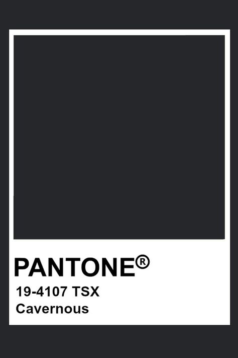 Pantone Cavernous Pantone Black Shades, Grunge Colour Palette, Grey Pantone, Black Pantone, Pantone Black, Tuxedo Colors, Pantone Color Chart, Pantone Swatches, Pantone Palette