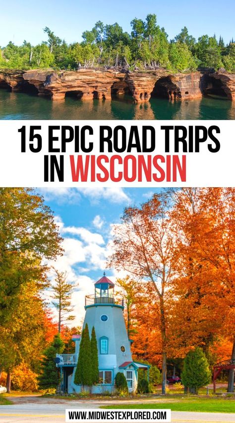 15 Epic Road Trips in Wisconsin Wisconsin Road Trip Map, Wisconsin Day Trips, Hiking Wisconsin, Wisconsin Beaches, Things To Do In Wisconsin, Midwest Vacations, Wisconsin Vacation, Exploring Wisconsin, Appleton Wisconsin