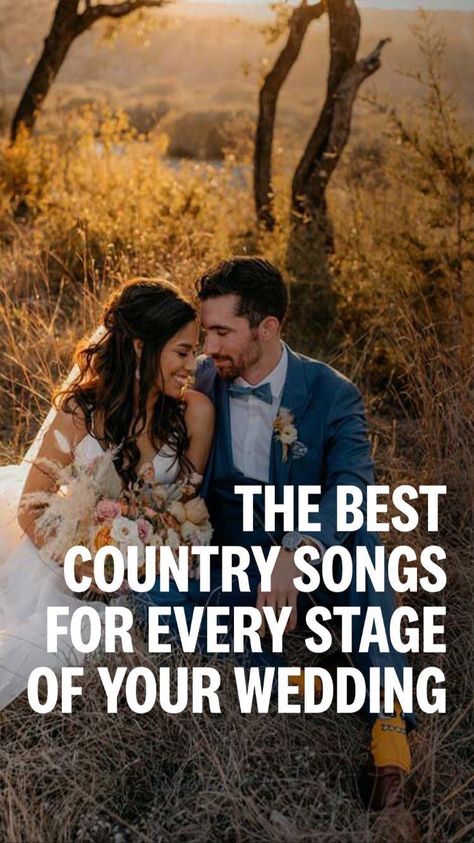 Country Wedding Music Ceremony, Country Wedding Songs Ceremony, Country Music Wedding Playlist, Wedding Processional Songs Country, Popular Wedding Songs Playlists, Wedding Music Country, Best First Dance Songs Wedding Country, Walking Down The Aisle Songs Country, Country Recessional Wedding Songs