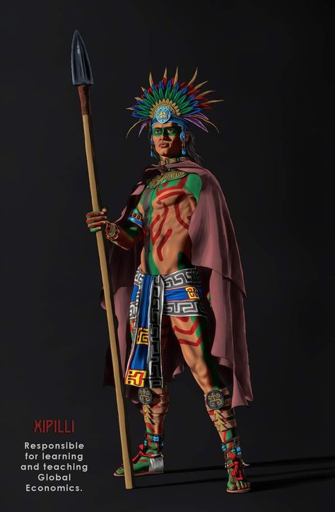 Mexican Art Tattoos, Royal Clothes, Warrior Outfit, Aztec Culture, Native American Warrior, Aztec Tattoo, Aztec Warrior, Ancient Warfare, Aztec Art