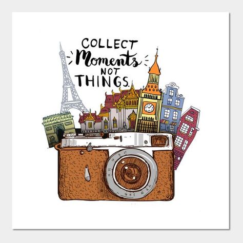 Things To Collect While Traveling, British Themed Rooms, Collect Moments Not Things, Mini Posters, Wanderlust Art, Art Therapy Projects, Paper Flower Art, Collect Moments, Travel Painting