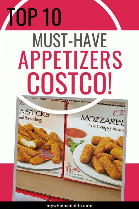 If you are looking for a quick meal or snack we got you covered. We took at look at the best frozen appetizers at Costco this week.  #costco #costcomom #appetizers #frozen #mywholesalelife Costco Frozen Desserts, Costco Frozen Appetizers, Costco Superbowl Food, Frozen Appetizers Store Bought, Costco Hors D’oeuvres, Costco Christmas Party Food, Best Frozen Appetizers, Best Costco Appetizers, Costco Frozen Food