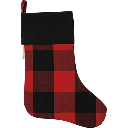 Plaid Christmas Stockings, Red Buffalo Check, Holiday Stocking, Primitives By Kathy, Buffalo Plaid Christmas, Indoor Christmas Decorations, Holiday Stockings, Farmhouse Christmas Decor, Plaid Christmas