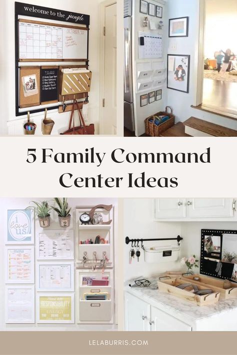 easy family command center setup Kitchen Command Center Wall, Family Calendar Organization, Family Calendar Wall, Family Command Center Ideas, Wall Calendar Organizer, Family Command Center Wall, Family Organization Wall, Command Center Ideas, Kitchen Wall Organizer