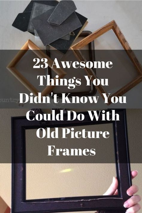 23 Awesome Things You Didn't Know You Could Do With Old Picture Frames- Transform your old picture frames with these 23 inspirational ideas. diy | diy home decor | upcycled | diy upcycles | frames | framesideas | frame diy | frame repurposed | diy frame repurpose | repurpouse Mini Plant Terrarium, Wicker House, Plain Frames, Daily Crafts, Romantic Wall Art, Old Picture Frames, Garden Frame, Frame Diy, Upcycling Ideas