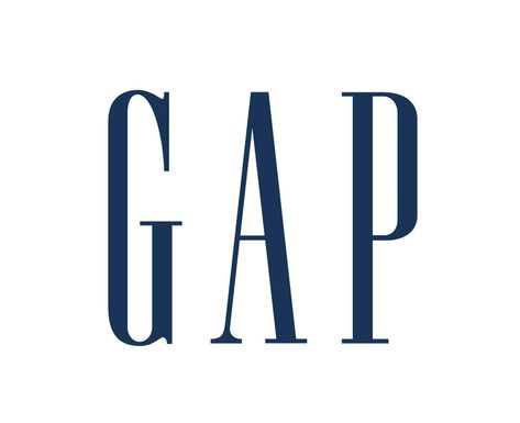 Gap Brand Logo Symbol Design Clothes Fashion Vector Illustration Gap Logo Design, Gap Brand, Fashion Vector, Gap Logo, Logo Symbol, Design Clothes, Symbol Design, The Gap, Brand Logo