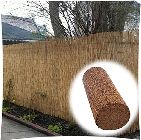 Amazon.com : Yard Privacy Screen Fence, Highly Dense Whole Reed Canes Fencing Panels Weatherproof Home Decorations Bamboo Rolls 2Feet to 6 Feet High for Garden, Balcony, Easy Assembly, H180 x L500CM(6x17FT) : Patio, Lawn & Garden Yard Privacy Screen, Privacy Screen Fence, Fencing Panels, Yard Privacy, Bamboo Privacy, Bamboo Screening, Wrought Iron Fences, Privacy Fences, Bamboo Fence