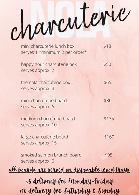 Charcuterie Board Menu Sign, Charcuterie Business Prices, Charcuterie Board Sizes, Pricing Charcuterie Boards, Charcuterie Serving Size Per Person, Charcuterie Board Prices, How To Start Charcuterie Business, Charcuterie Board Pricing Guide, Charcuterie Price List