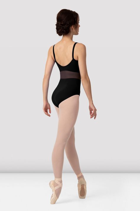 Our Ladies Boutique Mesh Panel Camisole Leotard features a wraparound mesh waist panel, princess seaming to the front and a scoop back. Part of our Bloch Boutique Collection features our favourite silhouettes with hints of mesh, lace & embroidery; perfectly placed to enhance the dancers shape, fashioned in rich elegant shades. Features Camisole straps Wraparound mesh waist detail Scoop front and back Princess seams Ballet leg line Fabric Main - 90% Nylon, 10% Spandex Contrast - 90% Nylon, 10% Sp Ballet Legs, Camisole Leotard, Dance Sneakers, Ballet Clothes, Dance Accessories, Leotards Ballet, Boutique Collection, Ballet Girls, Dance Leotards