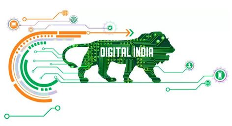 Digital India was one of the key initiatives taken by the current party in power. With the next Lok Sabha elections just around the corner, it becomes imperative to understand the implementation of the policies which the BJP will put forward as the basis of winning the next elections. #india #digital #technology Digital India Posters, India Logo, India Poster, Technology Posters, Digital India, Government Services, E Card, Digital Technology, Inspirational Pictures