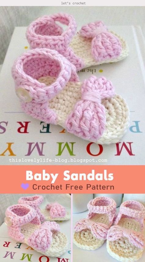 Bootee Patterns Free, Free Crochet Patterns For Baby Sandals, Crocheted Baby Shoes Pattern, Baby Shoes Crochet Pattern Free, Crochet Newborn Sandals, Crochet Baby Shoes Pattern Free, Baby Sandals Crochet Pattern Free, Crochet Baby Shoes Free Pattern Girl, Baby Shoe Crochet Pattern Free