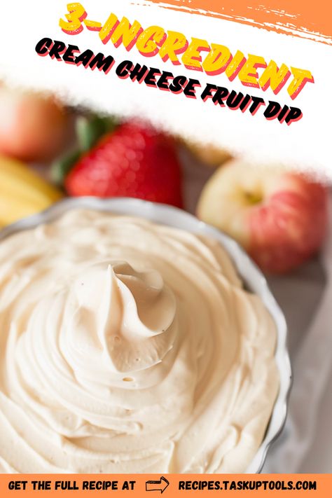 Discover the joy of making a delightful creamy treat with our 3-Ingredient Cream Cheese Fruit dip recipe. Perfect for any gathering, this easy-to-make, delicious and nutritious dip will take your fruit platter to a whole new level. Click to explore this simple but impressive recipe that could turn you into a party-hosting star! Fruit Dip Recipe Easy, Cream Cheese Dip For Fruit, 3 Ingredient Dip, Fruit Dip With Cream Cheese, Cream Cheese Fruit Dip Recipe, Healthy Fruit Dip, Fruit Dip Recipe, Cream Cheese Fruit Dip, Dip With Cream Cheese