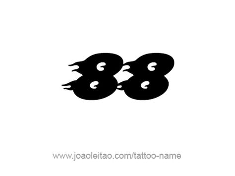 Tattoo Design Number Eighty Eight 888 Tattoo Design, 88 Tattoo, Tattoos With Names, Nascar Design, Number Tattoos, Number Tattoo, Super Man, Design Number, Name Tattoos