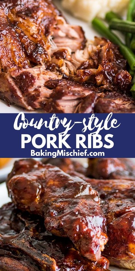 Country Bbq Ribs, Pork Ribs In The Oven Country Style, Tender Country Style Pork Ribs In Oven, Bbq Spare Ribs In The Oven Country Style, Pork Sirloin Country Style Ribs Boneless, Cou Try Style Pork Ribs, Country Style Pork Ribs In Oven Easy, How To Make Pork Ribs In The Oven, Pork Shoulder Country Style Ribs Oven