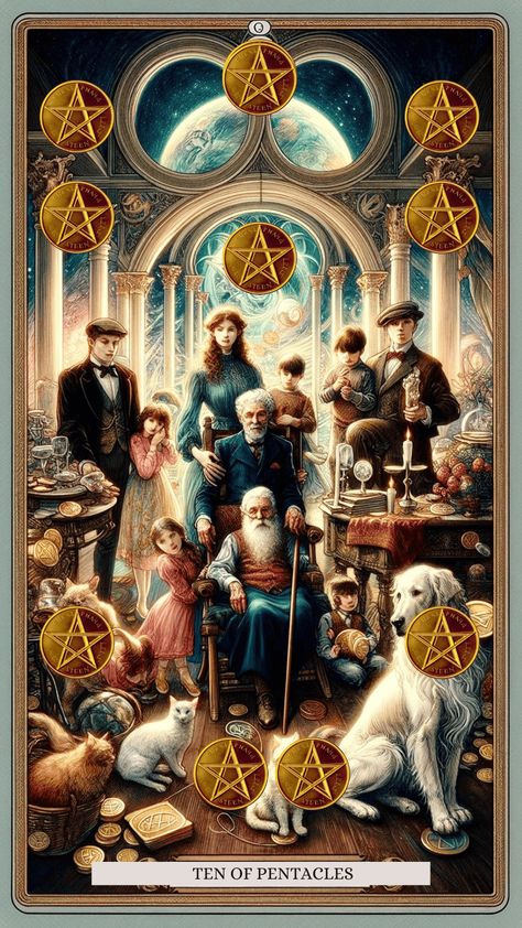 Discover Ten of Pentacles Tarot Card Meaning: Legacy, prosperity, and the fulfillment of family dreams and financial stability! 🏡💰https://centerspirited.com/tarot/ten-of-pentacles-card-meaning/ 10 Pentacles Tarot Meaning, 10 Of Coins Tarot, 10 Of Pentacles Tarot Meaning, Ten Of Pentacles Tarot Meaning, 10 Of Pentacles Tarot, Ten Of Pentacles Tarot, Tarot Cards Decks Beautiful, 10 Of Pentacles, Ten Of Pentacles