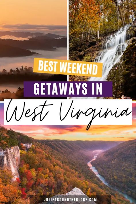 Cheap Weekend Getaways, West Virginia Vacation, West Virginia Travel, Weekend Getaways For Couples, Best Weekend Trips, Southern Usa, For Couples, Virginia Vacation, East Coast Travel